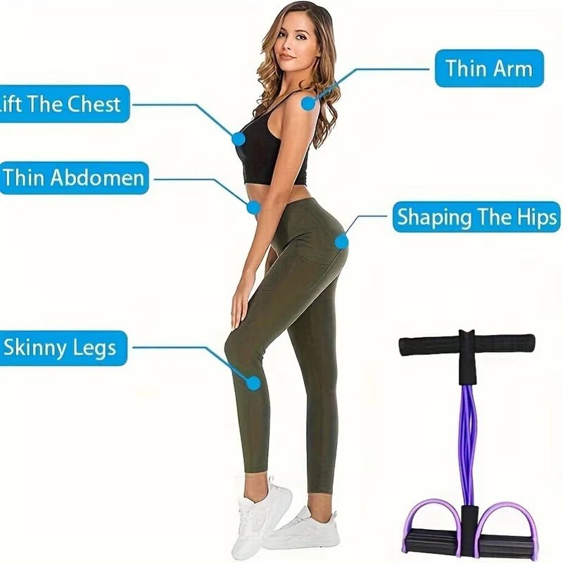 Corde de Tension multifonction, 6 tubes élastiques, extracteur de pédale de Yoga, bande de résistance, corde de Tension en Latex naturel, équipement de Fitness - FATAONCorde de Tension multifonction, 6 tubes élastiques, extracteur de pédale de Yoga, bande de résistance, corde de Tension en Latex naturel, équipement de FitnessFitness & SportFATAON