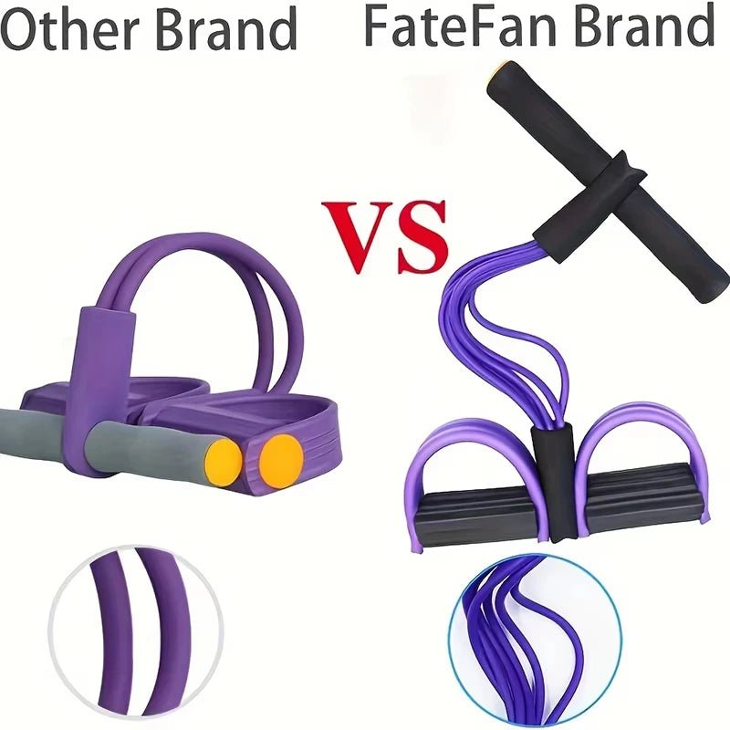 Corde de Tension multifonction, 6 tubes élastiques, extracteur de pédale de Yoga, bande de résistance, corde de Tension en Latex naturel, équipement de Fitness - FATAONCorde de Tension multifonction, 6 tubes élastiques, extracteur de pédale de Yoga, bande de résistance, corde de Tension en Latex naturel, équipement de FitnessFitness & SportFATAON