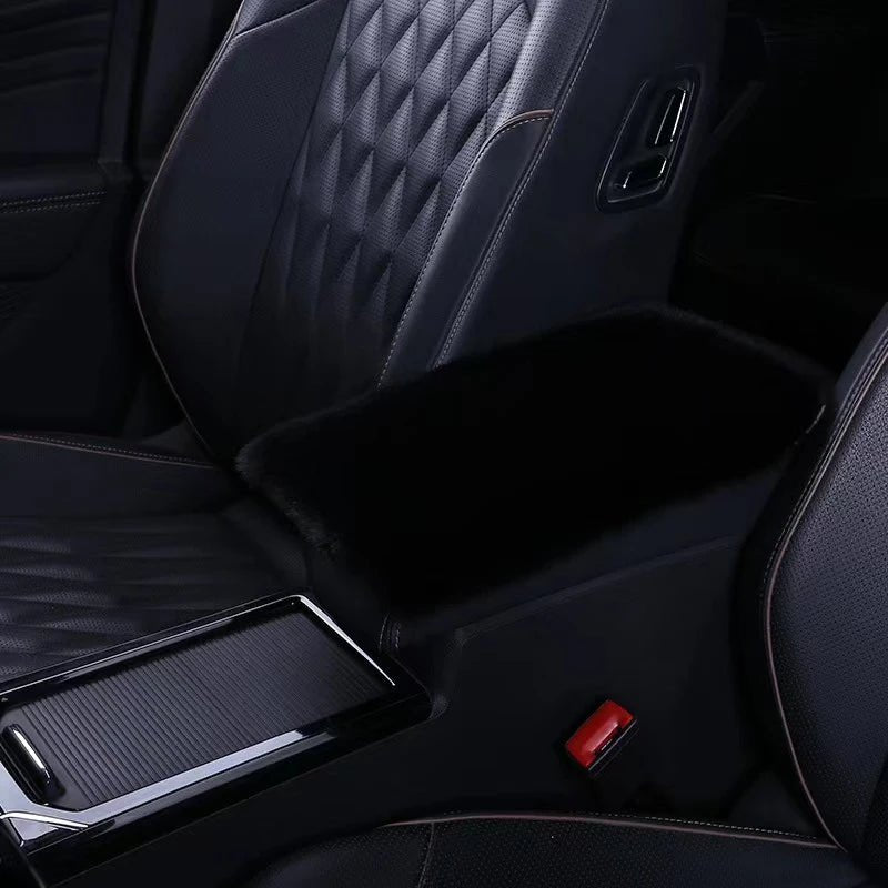 Coussin de boîte d'accoudoir de voiture en peluche, couverture de bras de Console centrale chaude, tampons de rangement, décoration intérieure universelle d'automobile - FATAONCoussin de boîte d'accoudoir de voiture en peluche, couverture de bras de Console centrale chaude, tampons de rangement, décoration intérieure universelle d'automobileAccessoire AutoFATAON