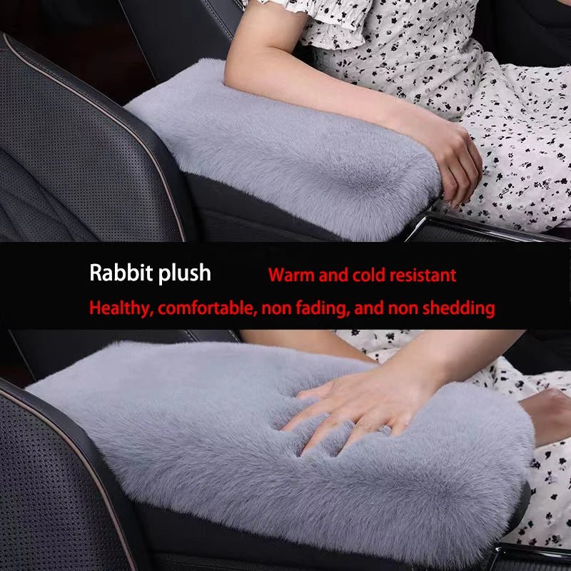 Coussin de boîte d'accoudoir de voiture en peluche, couverture de bras de Console centrale chaude, tampons de rangement, décoration intérieure universelle d'automobile - FATAONCoussin de boîte d'accoudoir de voiture en peluche, couverture de bras de Console centrale chaude, tampons de rangement, décoration intérieure universelle d'automobileAccessoire AutoFATAON