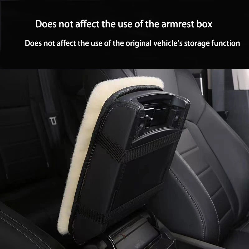 Coussin de boîte d'accoudoir de voiture en peluche, couverture de bras de Console centrale chaude, tampons de rangement, décoration intérieure universelle d'automobile - FATAONCoussin de boîte d'accoudoir de voiture en peluche, couverture de bras de Console centrale chaude, tampons de rangement, décoration intérieure universelle d'automobileAccessoire AutoFATAON