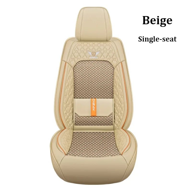 Coussin de siège auto ergonomique – Cuir Nappa et soie glacée, éponge haute résilience, confort toutes saisons pour la plupart des véhicules - FATAONCoussin de siège auto ergonomique – Cuir Nappa et soie glacée, éponge haute résilience, confort toutes saisons pour la plupart des véhiculesAccessoire AutoFATAON