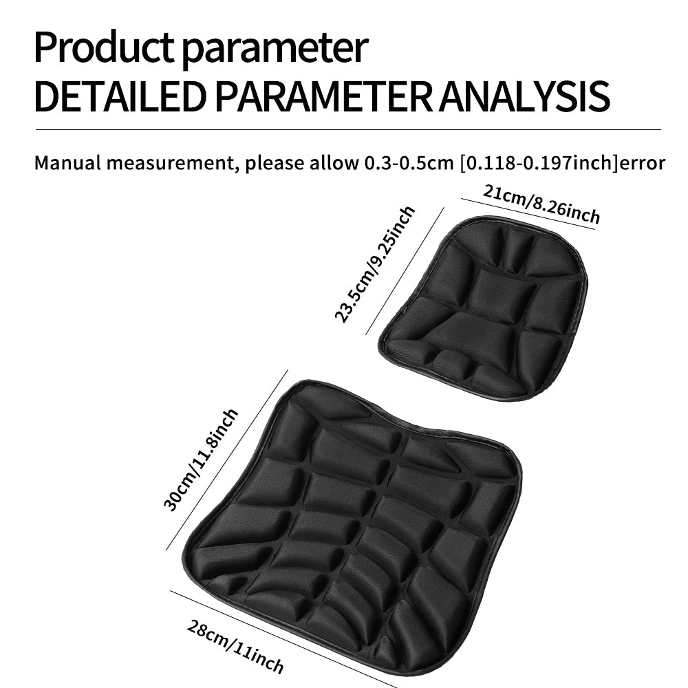 Coussin de siège de moto 3D en gel confortable, respirant, universel, absorbant les chocs, pour siège de moto - FATAONCoussin de siège de moto 3D en gel confortable, respirant, universel, absorbant les chocs, pour siège de motoAccessoires MotoFATAON