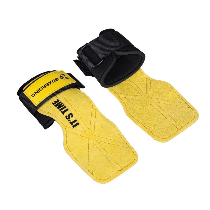 Cowhide Gym Gloves Grips Anti-Skid Weight Power Belt Lifting Pads Deadlift Belt Workout Crossfit Fitness Gloves Palm Protection - FATAONCowhide Gym Gloves Grips Anti-Skid Weight Power Belt Lifting Pads Deadlift Belt Workout Crossfit Fitness Gloves Palm ProtectionFitness & SportFATAON