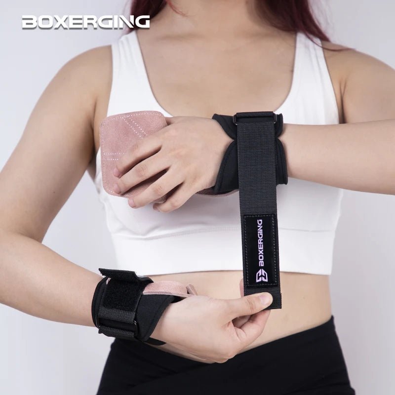 Cowhide Gym Gloves Grips Anti-Skid Weight Power Belt Lifting Pads Deadlift Belt Workout Crossfit Fitness Gloves Palm Protection - FATAONCowhide Gym Gloves Grips Anti-Skid Weight Power Belt Lifting Pads Deadlift Belt Workout Crossfit Fitness Gloves Palm ProtectionFitness & SportFATAON