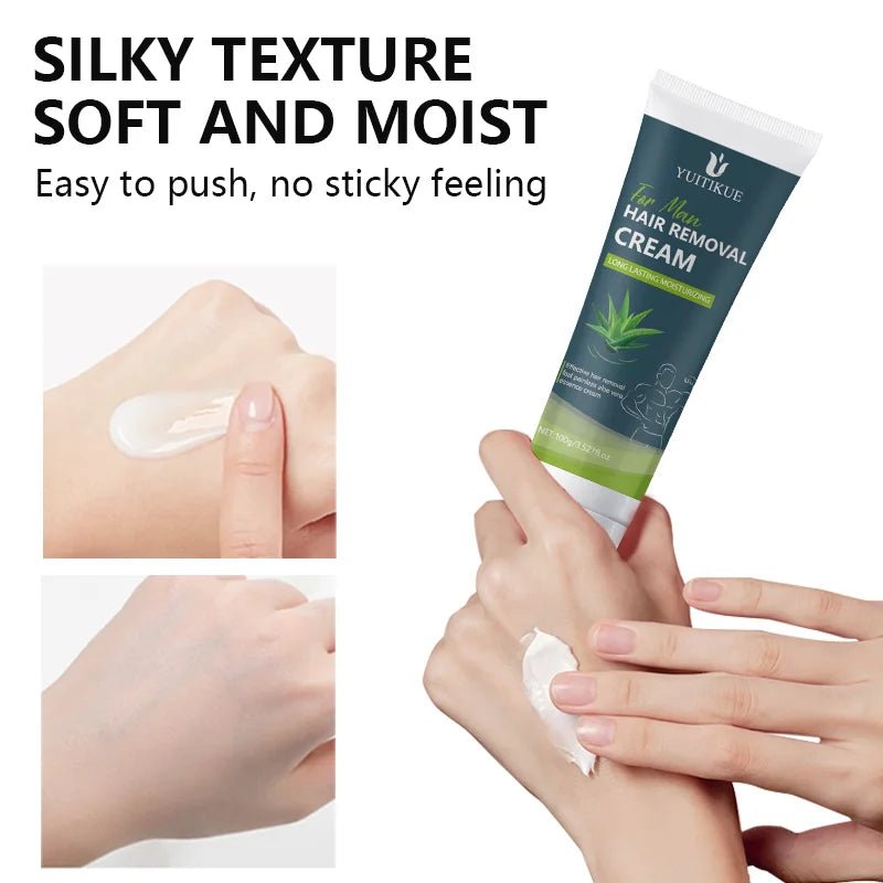 Crème dépilatoire pour hommes 100g – Douce pour peaux sensibles, utilisation complète du corps, hydratant longue durée et lisse et soyeuse - FATAONCrème dépilatoire pour hommes 100g – Douce pour peaux sensibles, utilisation complète du corps, hydratant longue durée et lisse et soyeuseBeauté HommeFATAON