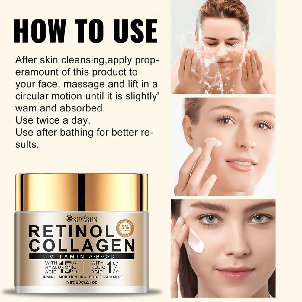 Crème hydratante au collagène avec acide kojique naturel et acide hyaluronique avancé, hydratante et facile à absorber - FATAONCrème hydratante au collagène avec acide kojique naturel et acide hyaluronique avancé, hydratante et facile à absorberBeauté & CosmétiquesFATAON