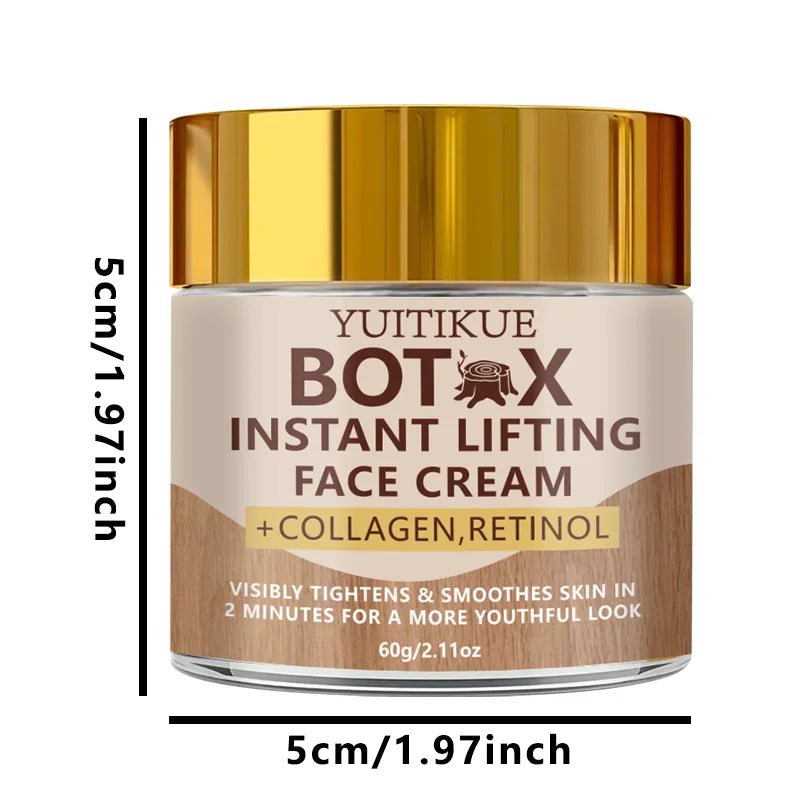Crème pour le visage YUITIKUE Botax - Effet liftant instantané - Avec collagène et rétinol - Hydrate et lisse la peau en profondeur - 60g - FATAONCrème pour le visage YUITIKUE Botax - Effet liftant instantané - Avec collagène et rétinol - Hydrate et lisse la peau en profondeur - 60gBeauty & CosmétiquesFATAON