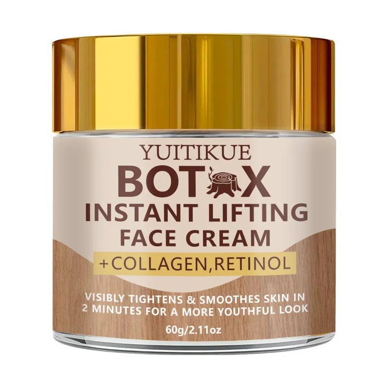 Crème pour le visage YUITIKUE Botax - Effet liftant instantané - Avec collagène et rétinol - Hydrate et lisse la peau en profondeur - 60g - FATAONCrème pour le visage YUITIKUE Botax - Effet liftant instantané - Avec collagène et rétinol - Hydrate et lisse la peau en profondeur - 60gBeauty & CosmétiquesFATAON