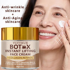 Crème pour le visage YUITIKUE Botax - Effet liftant instantané - Avec collagène et rétinol - Hydrate et lisse la peau en profondeur - 60g - FATAONCrème pour le visage YUITIKUE Botax - Effet liftant instantané - Avec collagène et rétinol - Hydrate et lisse la peau en profondeur - 60gBeauty & CosmétiquesFATAON