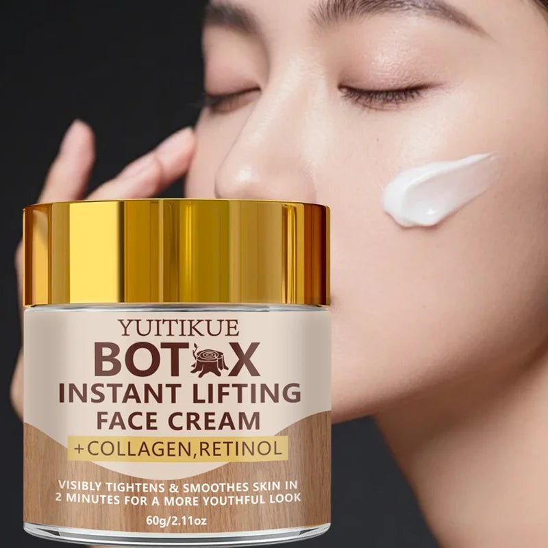 Crème pour le visage YUITIKUE Botax - Effet liftant instantané - Avec collagène et rétinol - Hydrate et lisse la peau en profondeur - 60g - FATAONCrème pour le visage YUITIKUE Botax - Effet liftant instantané - Avec collagène et rétinol - Hydrate et lisse la peau en profondeur - 60gBeauty & CosmétiquesFATAON