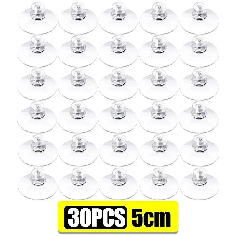 Crochet à ventouse Transparent de 50mm, avec vis métallique, fenêtre en verre, tête de champignon, ventouse murale, support suspendu pour porte, ventouse forte - FATAONCrochet à ventouse Transparent de 50mm, avec vis métallique, fenêtre en verre, tête de champignon, ventouse murale, support suspendu pour porte, ventouse forteSolutions MaisonFATAON