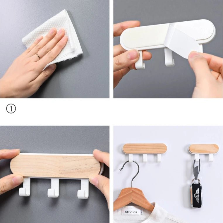 Crochet adhésif Non perforé, crochets adhésifs muraux pour portes, fenêtres, vêtements et cuisine - FATAONCrochet adhésif Non perforé, crochets adhésifs muraux pour portes, fenêtres, vêtements et cuisineSolutions MaisonFATAON