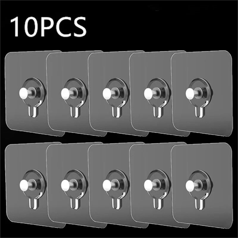 Crochets adhésifs solides, cadre photo transparent, affiche, clous muraux, cintres pour armoire, cuisine, salle de bains, accessoires, support à vis, 10/20 pièces - FATAONCrochets adhésifs solides, cadre photo transparent, affiche, clous muraux, cintres pour armoire, cuisine, salle de bains, accessoires, support à vis, 10/20 piècesSolutions MaisonFATAON