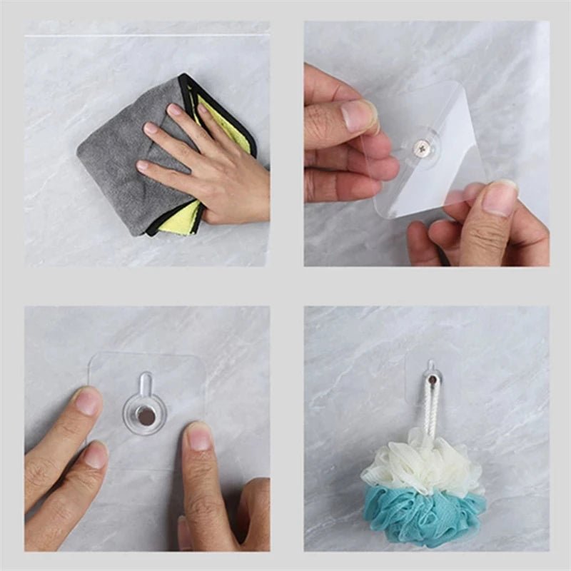 Crochets adhésifs solides, cadre photo transparent, affiche, clous muraux, cintres pour armoire, cuisine, salle de bains, accessoires, support à vis, 10/20 pièces - FATAONCrochets adhésifs solides, cadre photo transparent, affiche, clous muraux, cintres pour armoire, cuisine, salle de bains, accessoires, support à vis, 10/20 piècesSolutions MaisonFATAON