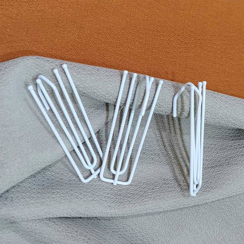 Crochets de fourche blancs à 4 dents, anneaux de rideau, accessoires, pistes de serrage, Clips de bande en Tulle, broches pour rideaux traversants, 1/10/20/50 pièces - FATAONCrochets de fourche blancs à 4 dents, anneaux de rideau, accessoires, pistes de serrage, Clips de bande en Tulle, broches pour rideaux traversants, 1/10/20/50 piècesSolutions MaisonFATAON