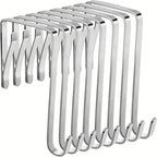 Crochets de porte pour salle de bain, serviettes de cuisine, chapeaux, organisateur suspendu, crochets polyvalents, 8 pièces - FATAONCrochets de porte pour salle de bain, serviettes de cuisine, chapeaux, organisateur suspendu, crochets polyvalents, 8 piècesSolutions MaisonFATAON