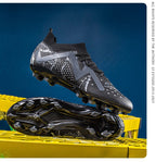 Cross-Border Amazon High-Top Soccer Shoes for Boys and Adults, Long-Spiked Tf Cleats, Competition Children's Training Soccer Shoes - FATAONCross-Border Amazon High-Top Soccer Shoes for Boys and Adults, Long-Spiked Tf Cleats, Competition Children's Training Soccer ShoesFitness & SportFATAON