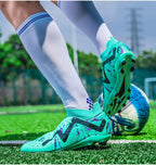 Cross-Border Amazon High-Top Soccer Shoes for Boys and Adults, Long-Spiked Tf Cleats, Competition Children's Training Soccer Shoes - FATAONCross-Border Amazon High-Top Soccer Shoes for Boys and Adults, Long-Spiked Tf Cleats, Competition Children's Training Soccer ShoesFitness & SportFATAON