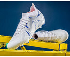 Cross-Border Amazon High-Top Soccer Shoes for Boys and Adults, Long-Spiked Tf Cleats, Competition Children's Training Soccer Shoes - FATAONCross-Border Amazon High-Top Soccer Shoes for Boys and Adults, Long-Spiked Tf Cleats, Competition Children's Training Soccer ShoesFitness & SportFATAON