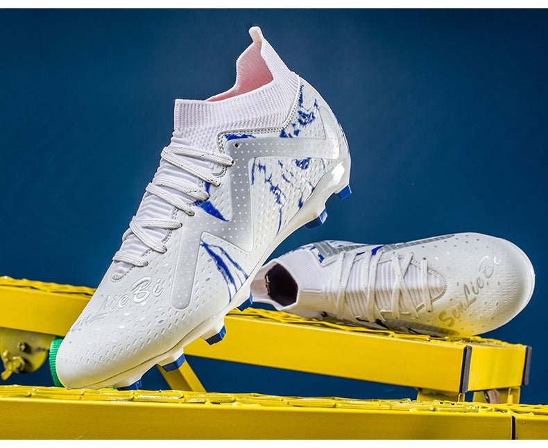 Cross-Border Amazon High-Top Soccer Shoes for Boys and Adults, Long-Spiked Tf Cleats, Competition Children's Training Soccer Shoes - FATAONCross-Border Amazon High-Top Soccer Shoes for Boys and Adults, Long-Spiked Tf Cleats, Competition Children's Training Soccer ShoesFitness & SportFATAON