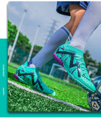 Cross-Border Amazon High-Top Soccer Shoes for Boys and Adults, Long-Spiked Tf Cleats, Competition Children's Training Soccer Shoes - FATAONCross-Border Amazon High-Top Soccer Shoes for Boys and Adults, Long-Spiked Tf Cleats, Competition Children's Training Soccer ShoesFitness & SportFATAON