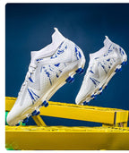 Cross-Border Amazon High-Top Soccer Shoes for Boys and Adults, Long-Spiked Tf Cleats, Competition Children's Training Soccer Shoes - FATAONCross-Border Amazon High-Top Soccer Shoes for Boys and Adults, Long-Spiked Tf Cleats, Competition Children's Training Soccer ShoesFitness & SportFATAON