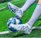 Cross-Border Amazon High-Top Soccer Shoes for Boys and Adults, Long-Spiked Tf Cleats, Competition Children's Training Soccer Shoes - FATAONCross-Border Amazon High-Top Soccer Shoes for Boys and Adults, Long-Spiked Tf Cleats, Competition Children's Training Soccer ShoesFitness & SportFATAON