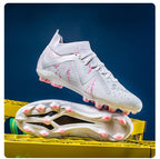 Cross-Border Amazon High-Top Soccer Shoes for Boys and Adults, Long-Spiked Tf Cleats, Competition Children's Training Soccer Shoes - FATAONCross-Border Amazon High-Top Soccer Shoes for Boys and Adults, Long-Spiked Tf Cleats, Competition Children's Training Soccer ShoesFitness & SportFATAON