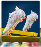 Cross-Border Amazon High-Top Soccer Shoes for Boys and Adults, Long-Spiked Tf Cleats, Competition Children's Training Soccer Shoes - FATAONCross-Border Amazon High-Top Soccer Shoes for Boys and Adults, Long-Spiked Tf Cleats, Competition Children's Training Soccer ShoesFitness & SportFATAON