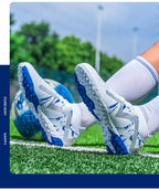 Cross-Border Amazon High-Top Soccer Shoes for Boys and Adults, Long-Spiked Tf Cleats, Competition Children's Training Soccer Shoes - FATAONCross-Border Amazon High-Top Soccer Shoes for Boys and Adults, Long-Spiked Tf Cleats, Competition Children's Training Soccer ShoesFitness & SportFATAON