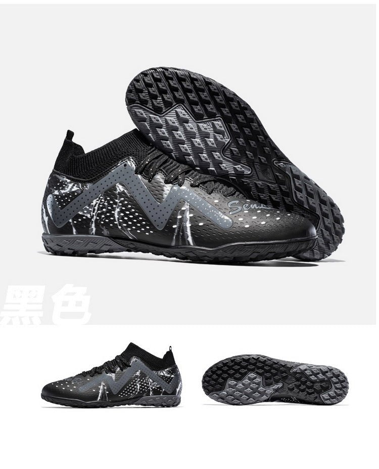 Cross-Border Amazon High-Top Soccer Shoes for Boys and Adults, Long-Spiked Tf Cleats, Competition Children's Training Soccer Shoes - FATAONCross-Border Amazon High-Top Soccer Shoes for Boys and Adults, Long-Spiked Tf Cleats, Competition Children's Training Soccer ShoesFitness & SportFATAON