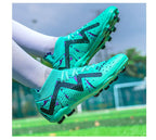 Cross-Border Amazon High-Top Soccer Shoes for Boys and Adults, Long-Spiked Tf Cleats, Competition Children's Training Soccer Shoes - FATAONCross-Border Amazon High-Top Soccer Shoes for Boys and Adults, Long-Spiked Tf Cleats, Competition Children's Training Soccer ShoesFitness & SportFATAON