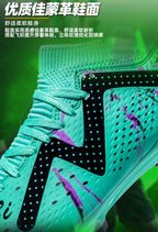 Cross-Border Amazon High-Top Soccer Shoes for Boys and Adults, Long-Spiked Tf Cleats, Competition Children's Training Soccer Shoes - FATAONCross-Border Amazon High-Top Soccer Shoes for Boys and Adults, Long-Spiked Tf Cleats, Competition Children's Training Soccer ShoesFitness & SportFATAON
