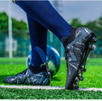 Cross-Border Amazon High-Top Soccer Shoes for Boys and Adults, Long-Spiked Tf Cleats, Competition Children's Training Soccer Shoes - FATAONCross-Border Amazon High-Top Soccer Shoes for Boys and Adults, Long-Spiked Tf Cleats, Competition Children's Training Soccer ShoesFitness & SportFATAON