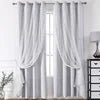 Cross-border for Exclusive Customized Polyester Lace Double-layer Sheer Curtains Grommet Left/Right Biparting Open Curtains - FATAONCross-border for Exclusive Customized Polyester Lace Double-layer Sheer Curtains Grommet Left/Right Biparting Open CurtainsSolutions MaisonFATAON
