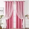 Cross-border for Exclusive Customized Polyester Lace Double-layer Sheer Curtains Grommet Left/Right Biparting Open Curtains - FATAONCross-border for Exclusive Customized Polyester Lace Double-layer Sheer Curtains Grommet Left/Right Biparting Open CurtainsSolutions MaisonFATAON