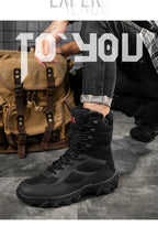 Cross-Border Large Size New Korean Style Fashionable Warm Casual Fleece-Lined Outdoor Jungle Combat Boots Work Boots Trendyy Men's Shoes - FATAONCross-Border Large Size New Korean Style Fashionable Warm Casual Fleece-Lined Outdoor Jungle Combat Boots Work Boots Trendyy Men's ShoesMode HommeFATAON