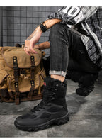 Cross-Border Large Size New Korean Style Fashionable Warm Casual Fleece-Lined Outdoor Jungle Combat Boots Work Boots Trendyy Men's Shoes - FATAONCross-Border Large Size New Korean Style Fashionable Warm Casual Fleece-Lined Outdoor Jungle Combat Boots Work Boots Trendyy Men's ShoesMode HommeFATAON