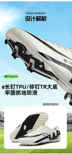 Cross-border New Assassin Football Shoes Adult Training AG Spike TF Broken Nails Youth Student Training Shoes Wholesale - FATAONCross-border New Assassin Football Shoes Adult Training AG Spike TF Broken Nails Youth Student Training Shoes WholesaleFitness & SportFATAON
