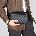 Cross - border New Niche Men's Backpack Shoulder Crossbody Bag Trendy Casual Fashion PU Waterproof Small Square Spring 2026 Street - FATAONCross - border New Niche Men's Backpack Shoulder Crossbody Bag Trendy Casual Fashion PU Waterproof Small Square Spring 2026 StreetMode & AccessoiresFATAON