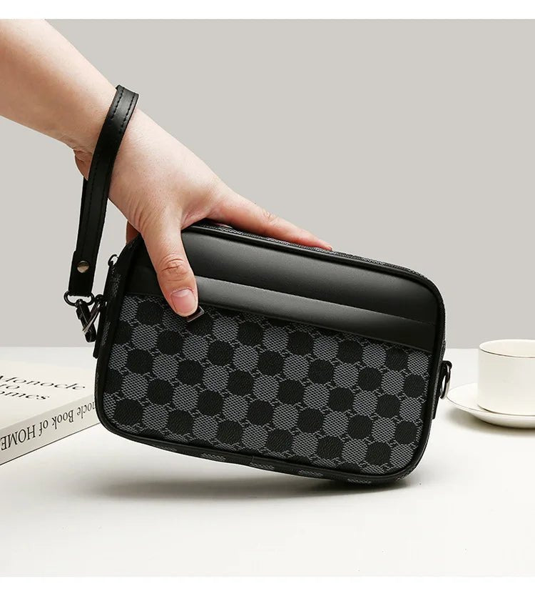 Cross - border New Niche Men's Backpack Shoulder Crossbody Bag Trendy Casual Fashion PU Waterproof Small Square Spring 2026 Street - FATAONCross - border New Niche Men's Backpack Shoulder Crossbody Bag Trendy Casual Fashion PU Waterproof Small Square Spring 2026 StreetMode & AccessoiresFATAON