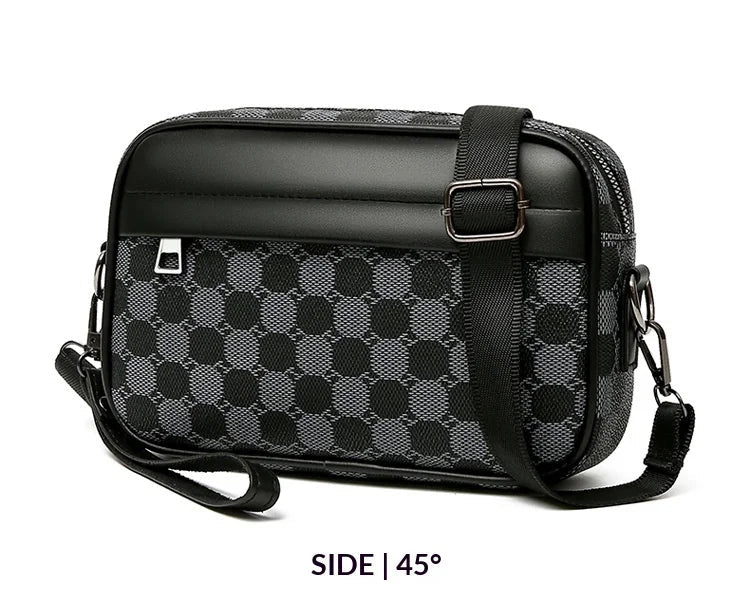 Cross - border New Niche Men's Backpack Shoulder Crossbody Bag Trendy Casual Fashion PU Waterproof Small Square Spring 2026 Street - FATAONCross - border New Niche Men's Backpack Shoulder Crossbody Bag Trendy Casual Fashion PU Waterproof Small Square Spring 2026 StreetMode & AccessoiresFATAON