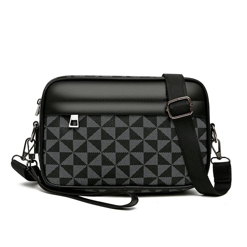 Cross - border New Niche Men's Backpack Shoulder Crossbody Bag Trendy Casual Fashion PU Waterproof Small Square Spring 2026 Street - FATAONCross - border New Niche Men's Backpack Shoulder Crossbody Bag Trendy Casual Fashion PU Waterproof Small Square Spring 2026 StreetMode & AccessoiresFATAON