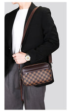 Cross - border New Niche Men's Backpack Shoulder Crossbody Bag Trendy Casual Fashion PU Waterproof Small Square Spring 2026 Street - FATAONCross - border New Niche Men's Backpack Shoulder Crossbody Bag Trendy Casual Fashion PU Waterproof Small Square Spring 2026 StreetMode & AccessoiresFATAON