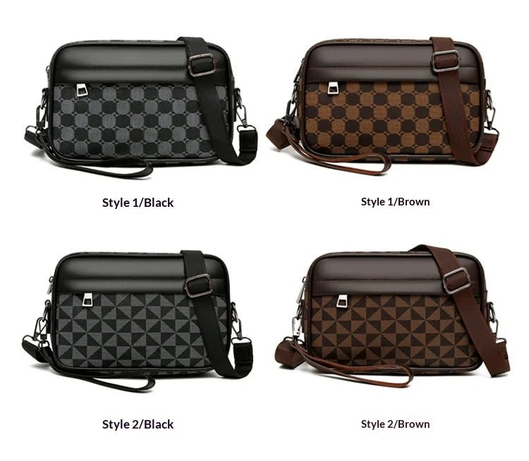 Cross - border New Niche Men's Backpack Shoulder Crossbody Bag Trendy Casual Fashion PU Waterproof Small Square Spring 2026 Street - FATAONCross - border New Niche Men's Backpack Shoulder Crossbody Bag Trendy Casual Fashion PU Waterproof Small Square Spring 2026 StreetMode & AccessoiresFATAON