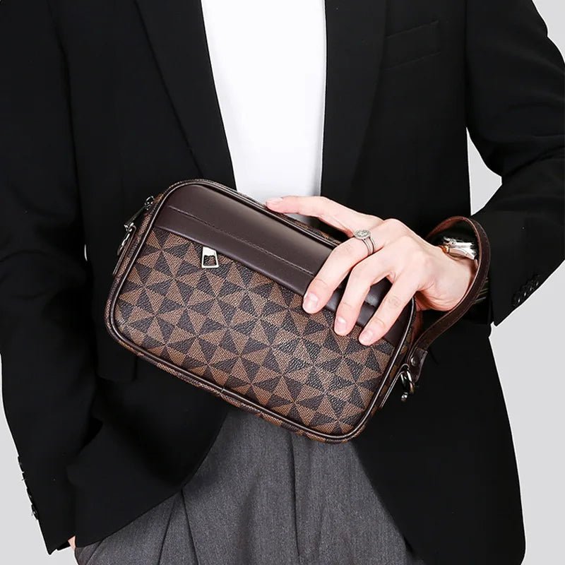 Cross - border New Niche Men's Backpack Shoulder Crossbody Bag Trendy Casual Fashion PU Waterproof Small Square Spring 2026 Street - FATAONCross - border New Niche Men's Backpack Shoulder Crossbody Bag Trendy Casual Fashion PU Waterproof Small Square Spring 2026 StreetMode & AccessoiresFATAON
