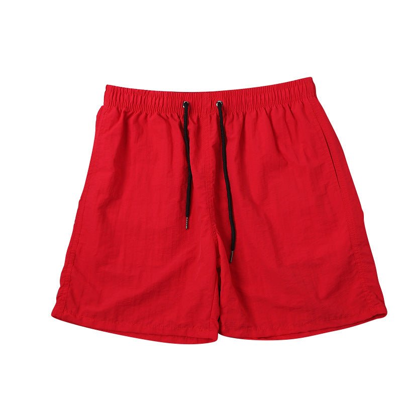 Cross-Border Solid Color Men's Beach Shorts, Casual Trendy Swim Trunks, Straight-Leg, In-Stock Wholesale, Water-Repellent Beach Shorts for Men - FATAONCross-Border Solid Color Men's Beach Shorts, Casual Trendy Swim Trunks, Straight-Leg, In-Stock Wholesale, Water-Repellent Beach Shorts for MenMode HommeFATAON