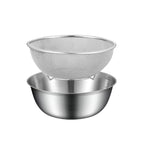 Cross-border Stainless Steel Thickened Vegetable Washing Basin Draining Basket Household Kitchen Rice Washing Artifact Vegetable Washing Basin Rice Washing Sieve Rice Washing Basin - FATAONCross-border Stainless Steel Thickened Vegetable Washing Basin Draining Basket Household Kitchen Rice Washing Artifact Vegetable Washing Basin Rice Washing Sieve Rice Washing BasinSolutions MaisonFATAON