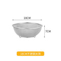 Cross-border Stainless Steel Thickened Vegetable Washing Basin Draining Basket Household Kitchen Rice Washing Artifact Vegetable Washing Basin Rice Washing Sieve Rice Washing Basin - FATAONCross-border Stainless Steel Thickened Vegetable Washing Basin Draining Basket Household Kitchen Rice Washing Artifact Vegetable Washing Basin Rice Washing Sieve Rice Washing BasinSolutions MaisonFATAON